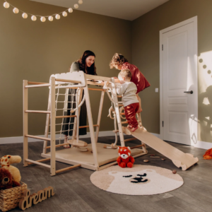 Fjölnota klifurgrind og leikvöllur – skapandi leikur heima fyrir