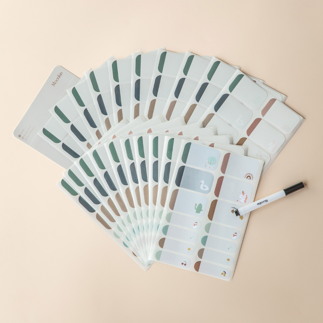 Moonkie Merkimiðar – Vatnsheldir og endingargóðir