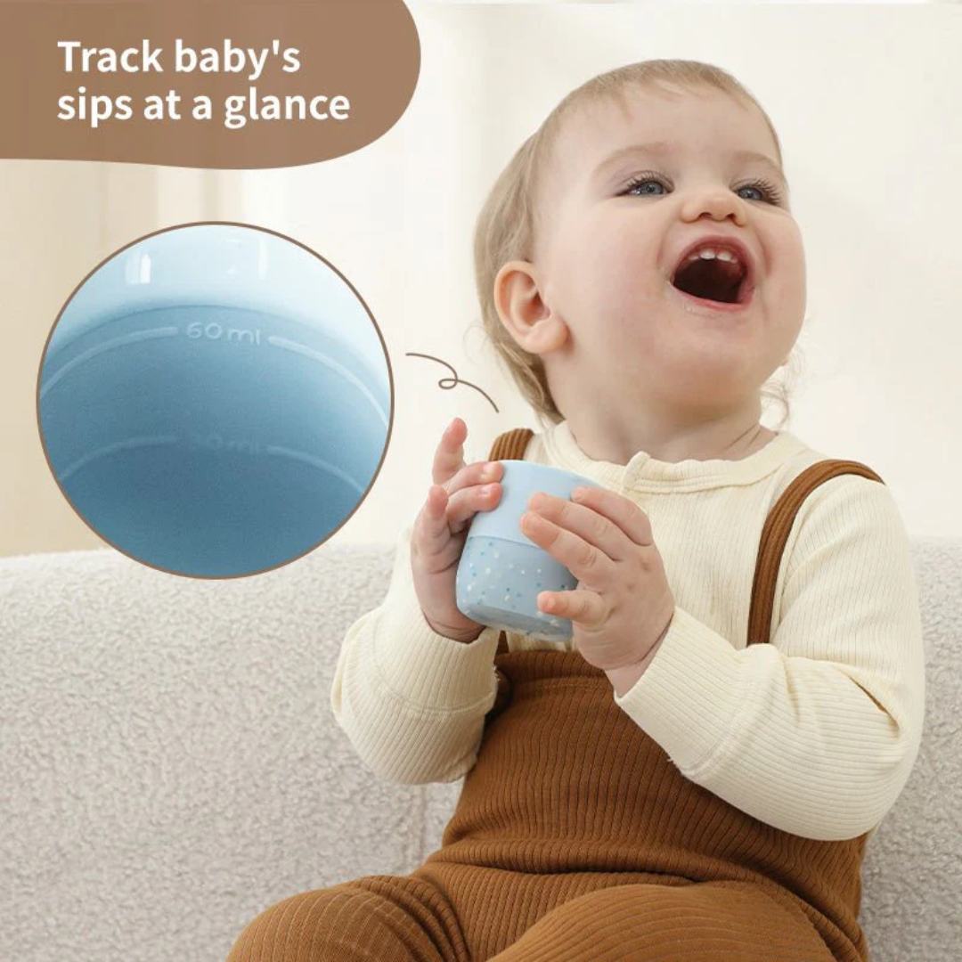 Bolli fyrir fyrstu drykkju barnsins úr sílikoni