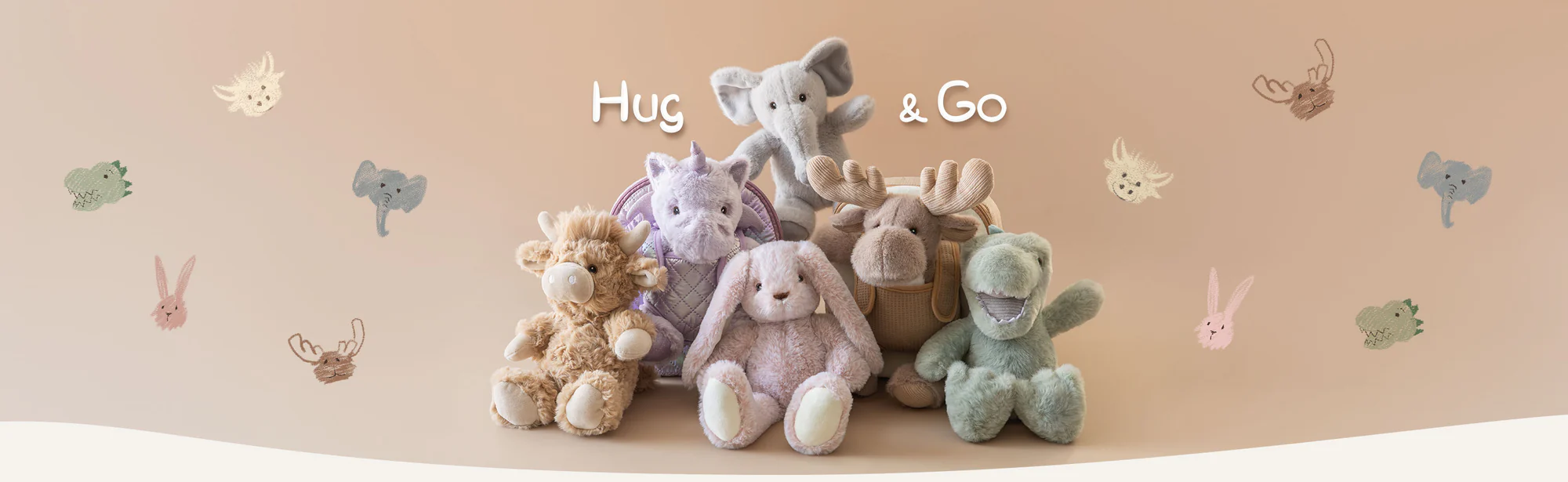 Barnabakpoki í sætum dýraútgáfum frá Moonkie